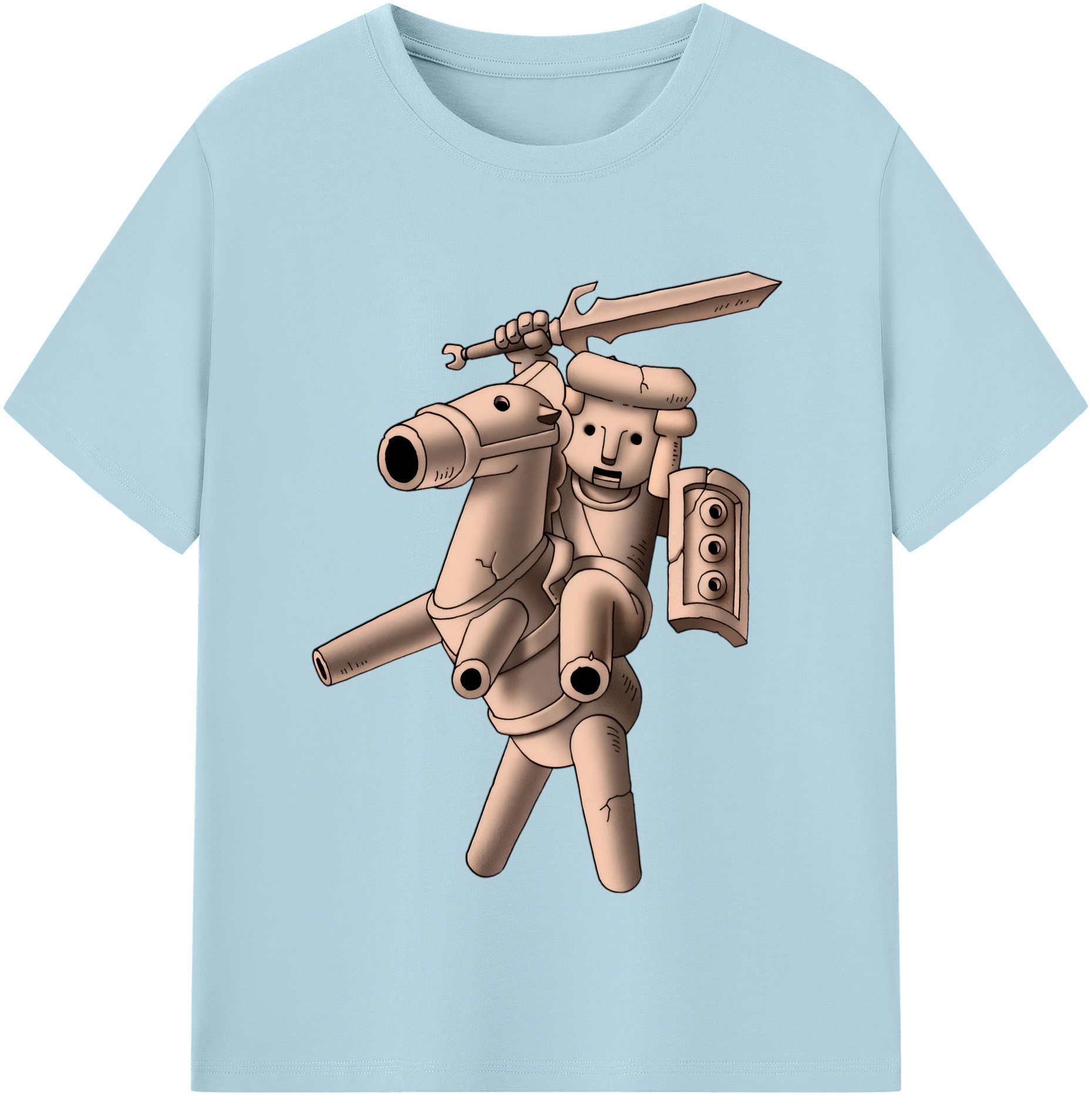 （画像用） ドラゴンクエスト Doragon Kuesuto Dragon Quest 綿100％半袖Tシャツ（フロントプリント）